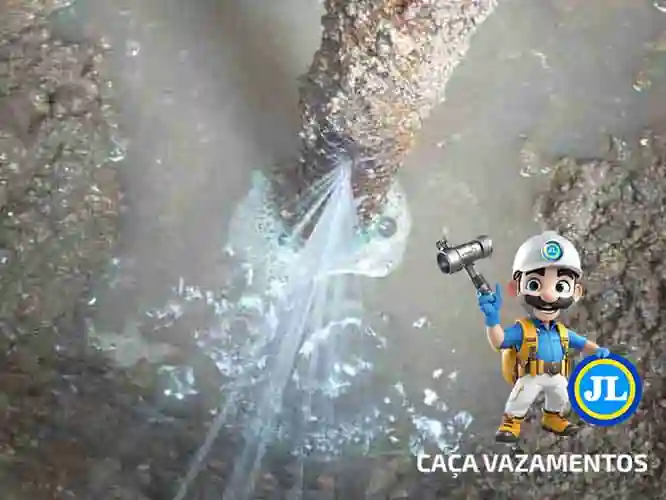 Localização profissional de vazamento de água